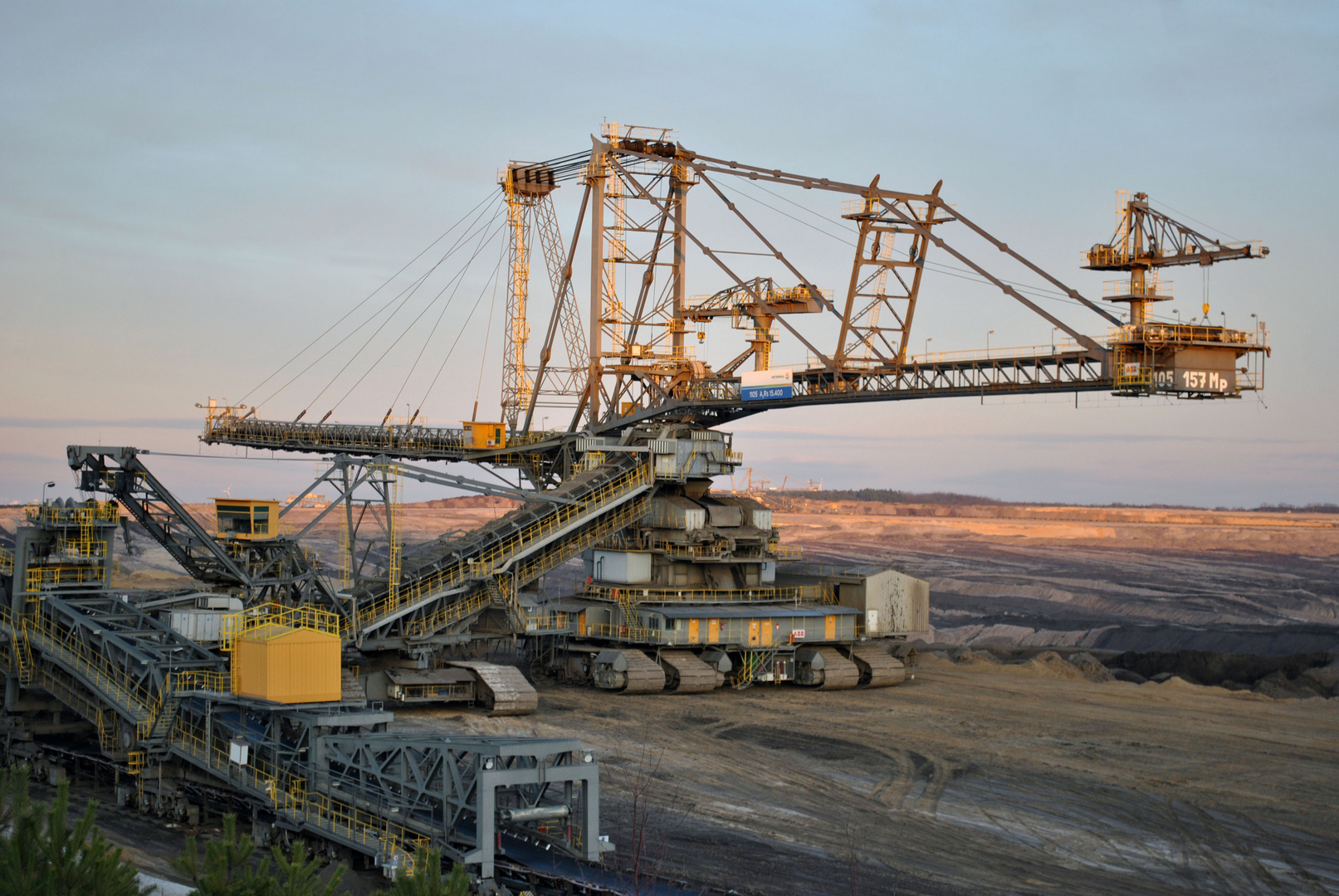 Absetzer 1105 Tagebau Welzow Süd Foto & Bild industrie und technik