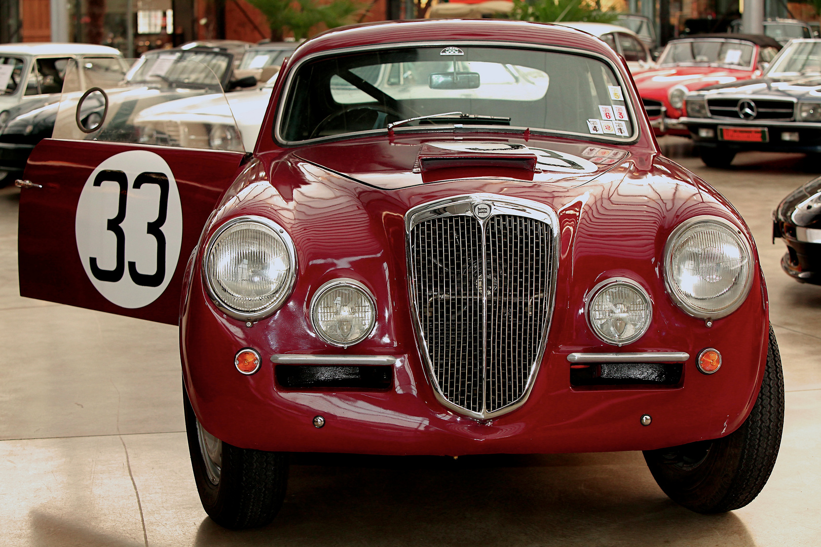 Absolute Rarität! Lancia B 20 GT Werksrennwagen von 1952 (Fahrer damals Anselmi & Bonetti)