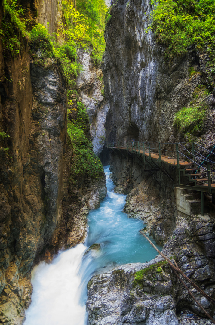 ...Abstecher zur Leutaschklamm bei Mittenwald....