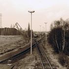 Abstellbahnhof im Preussenhafen in Lünen-Süd um 1970
