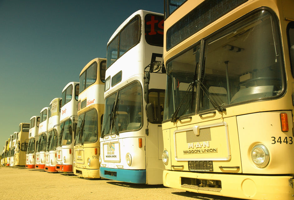 Abstellgleis für Busse