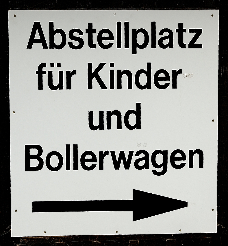 Abstellplatz für Kinder