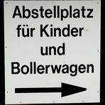 Abstellplatz für Kinder