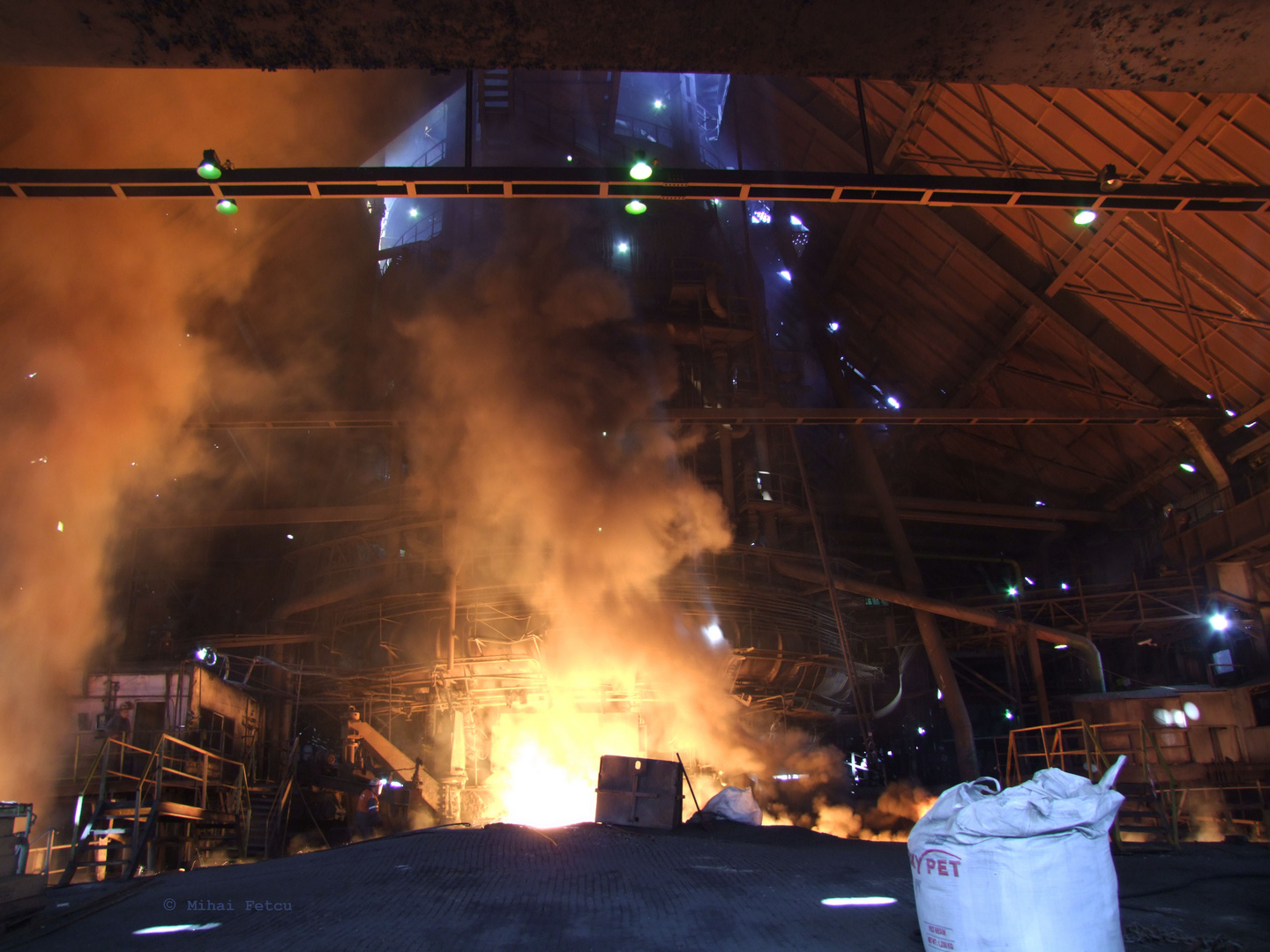 Abstich am Hochofen Nr. 3 / Tapping the blast furnace no. 3 - 27-10-2011