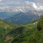 Abstieg Fiderepasshütte an der Gehrenspitze