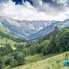 Abstieg ins Retterschwanger Tal in den bayerischen Hochalpen