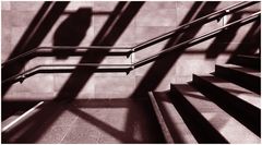 Abstieg mit Schatten