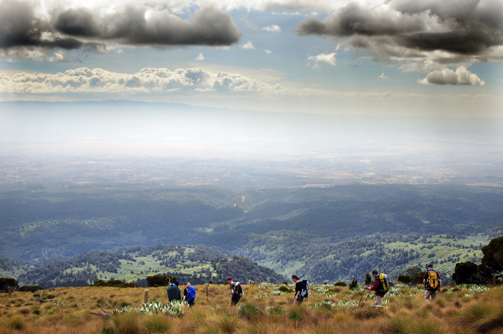 Abstieg Mount Kenia