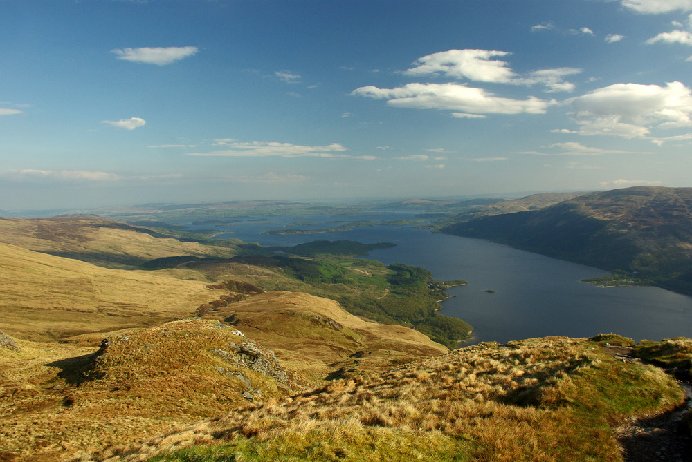 Abstieg vom Ben Lomond...a long way down