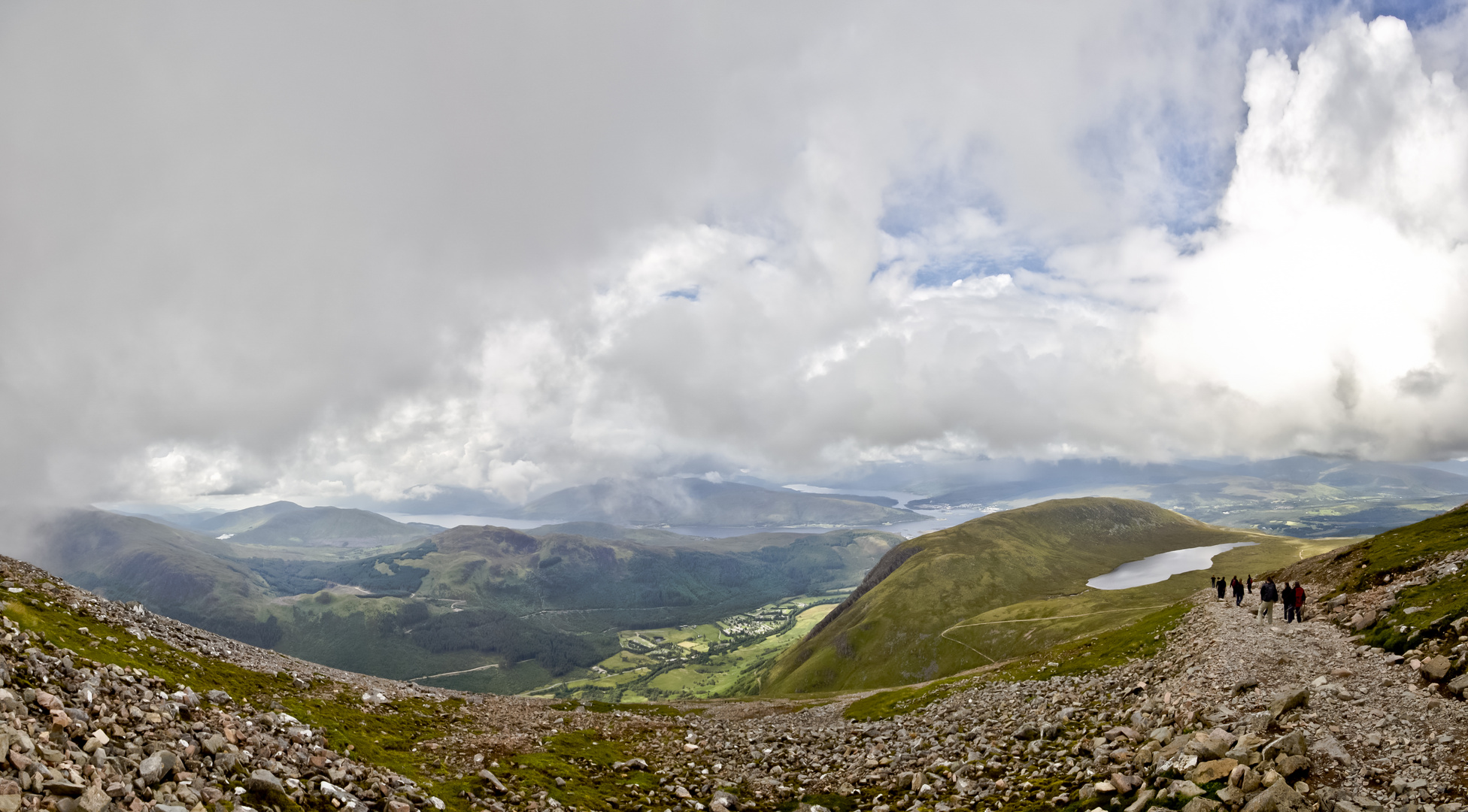 Abstieg vom Ben Nevis