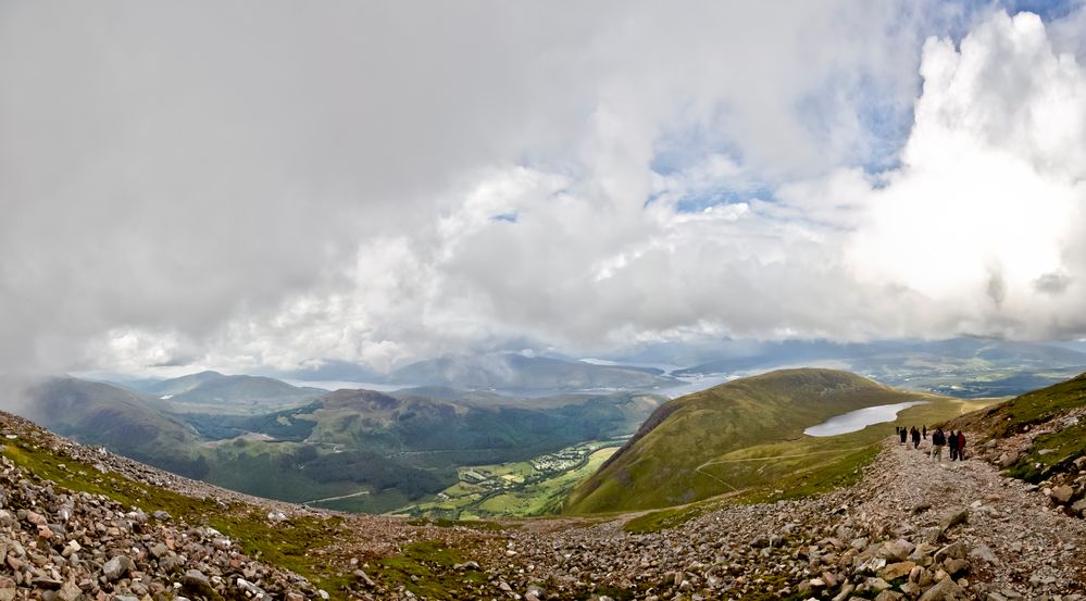 Abstieg vom Ben Nevis