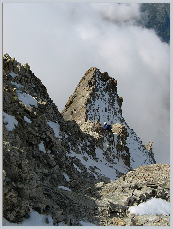 Abstieg vom Bietschhorn