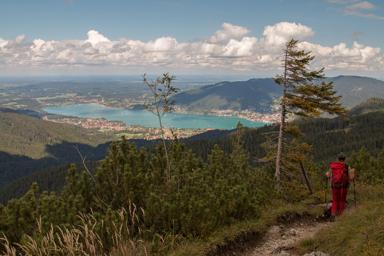 Abstieg vom Hirschberg (1.670 m)