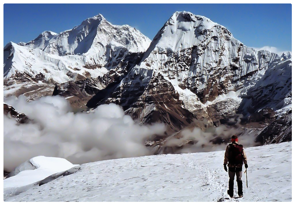 Abstieg vom Mera Peak