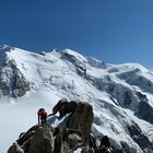 Abstieg vom Mont Blanc