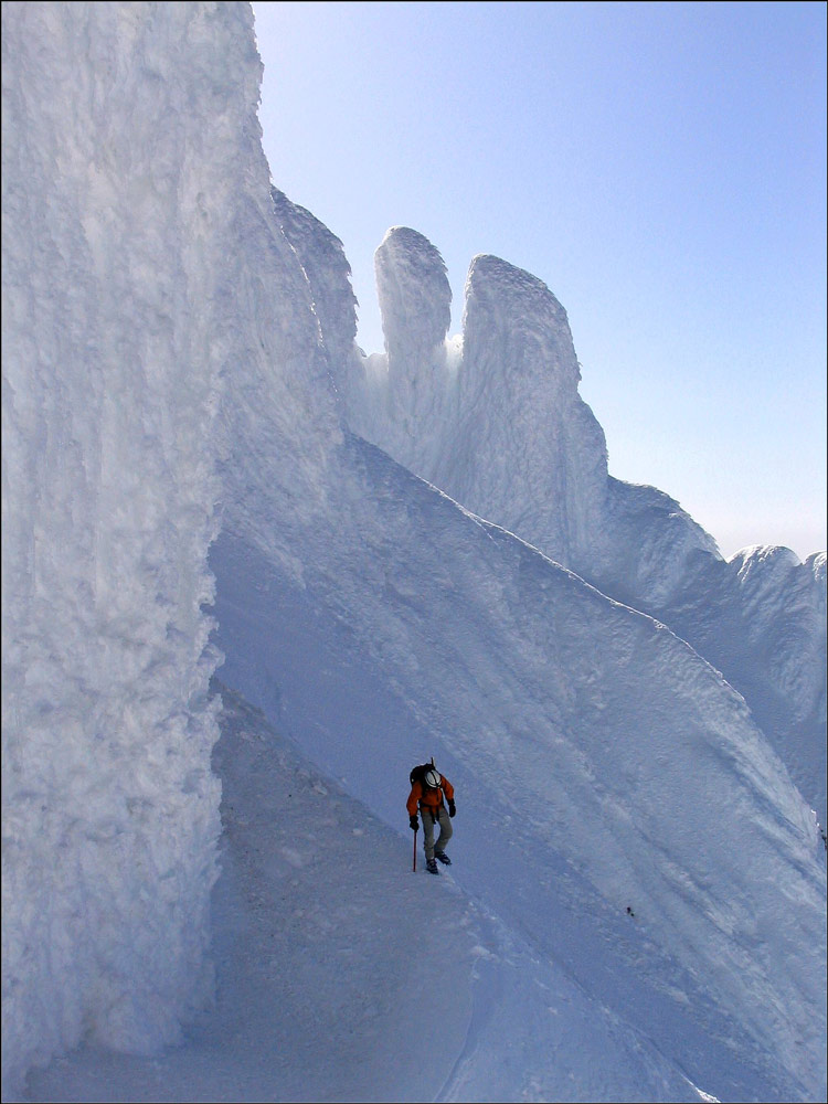 Abstieg vom Mount Hood