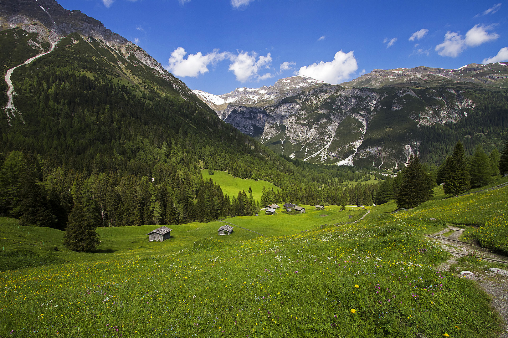 Abstieg vom Obernbergersee 