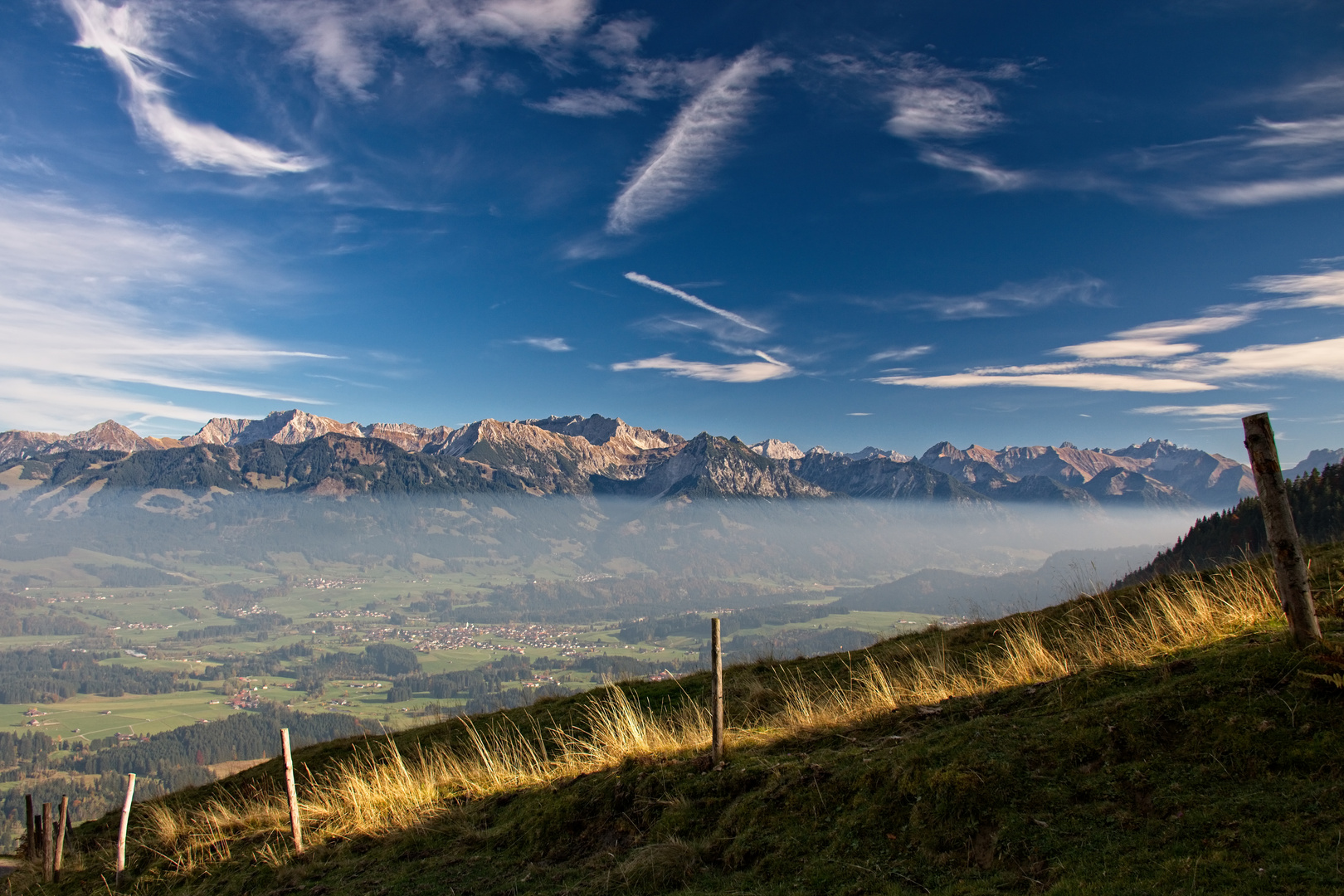 Abstieg vom Rangiswanger Horn