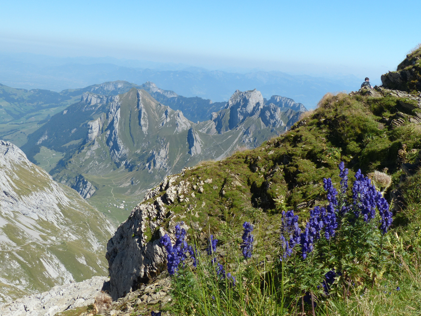 Abstieg vom Säntis, Schweiz