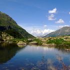 Abstieg vom Vereina Berghaus (Schweiz)