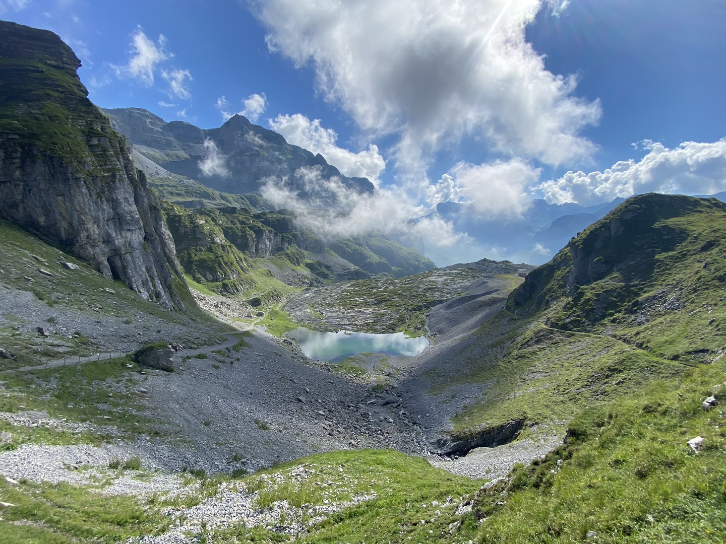 Abstieg von der Glattalp