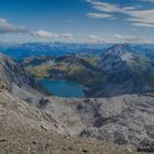 Abstieg von der Schesaplana - Blick auf den Lünersee