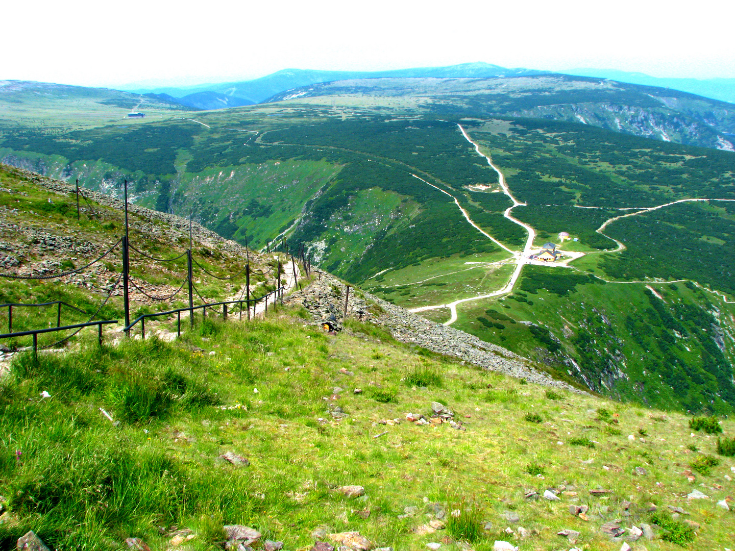 Abstieg von der Schneekoppe zum Schlesierhaus