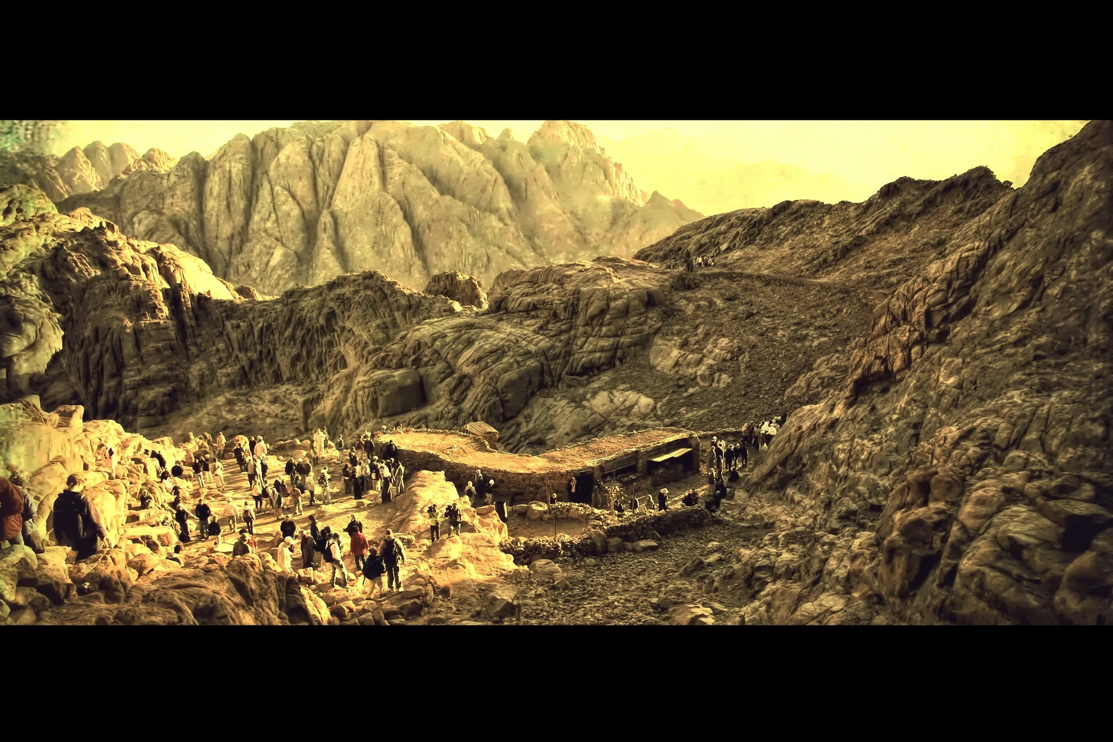 Abstieg von Mount Sinai