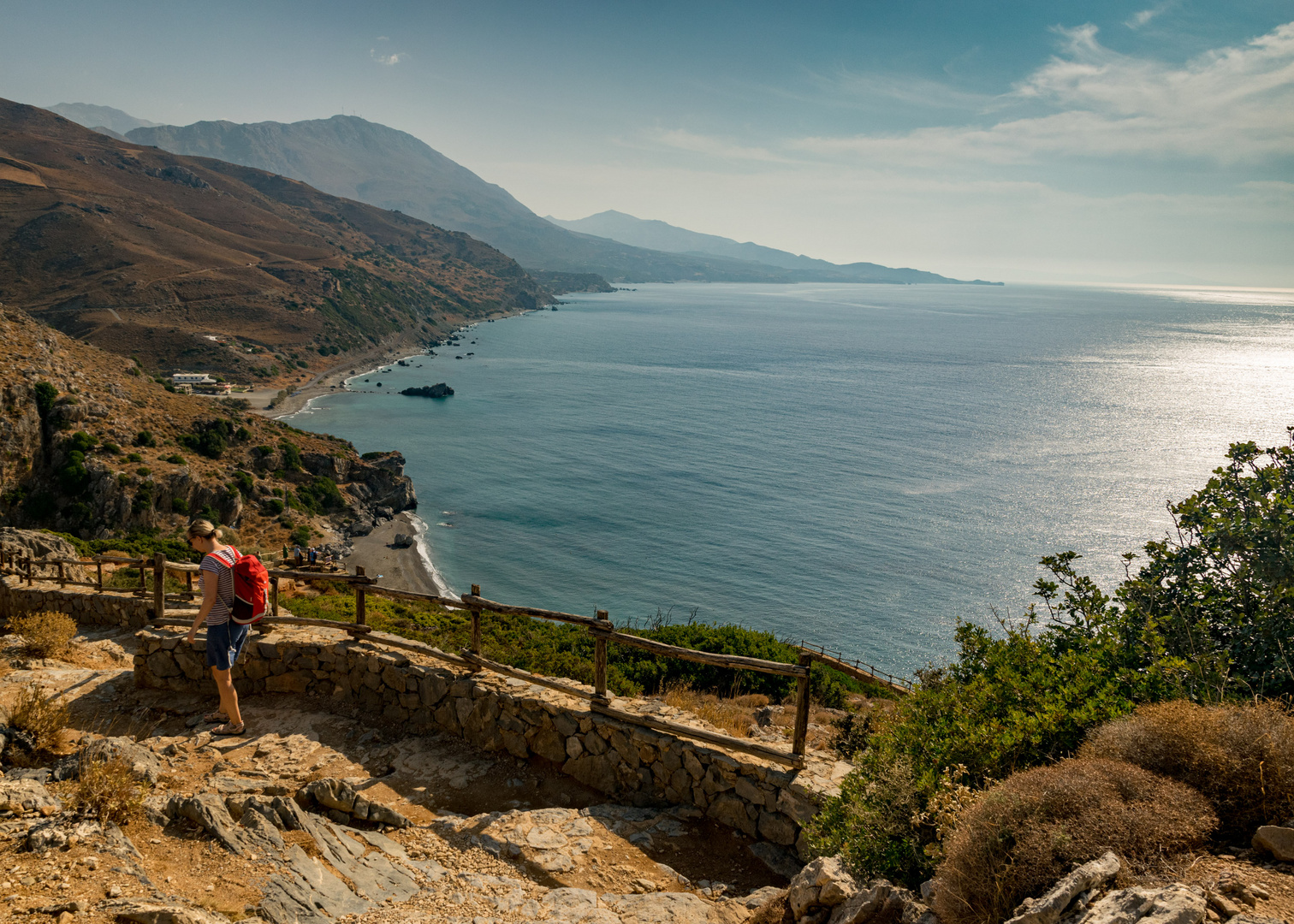 Abstieg zum Preveli-Beach