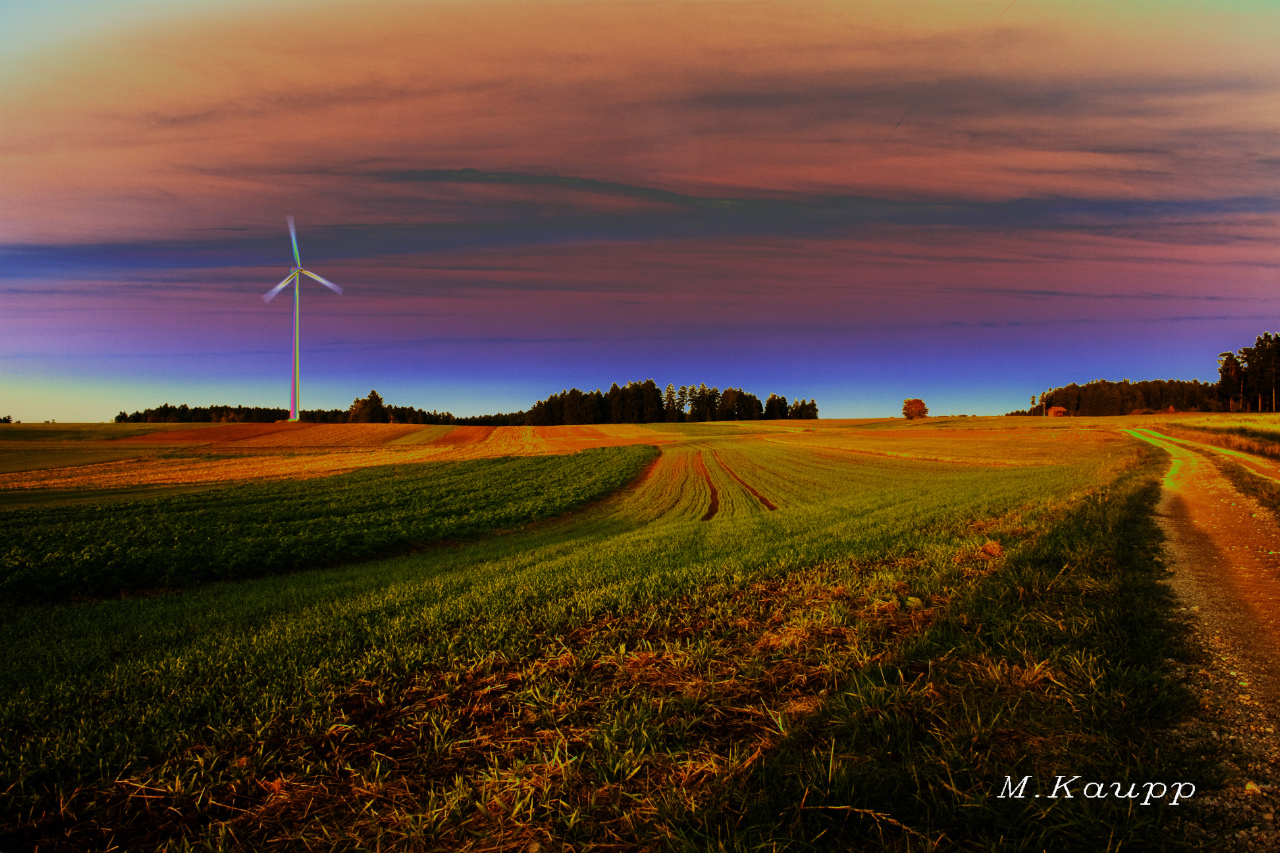 Abstrakte Abendstimmung