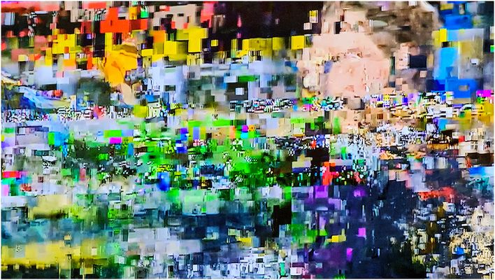 Abstrakte Fotomalerei