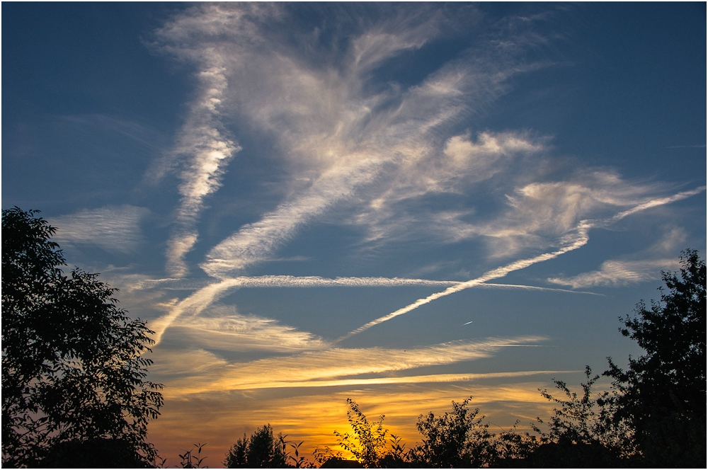 abstrakte (Wolken)malerei