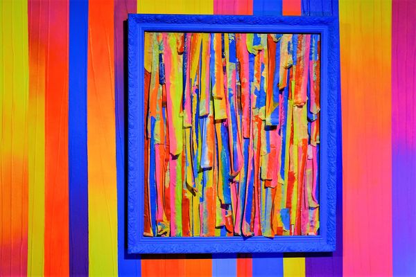 Abstraktes im Rahmen