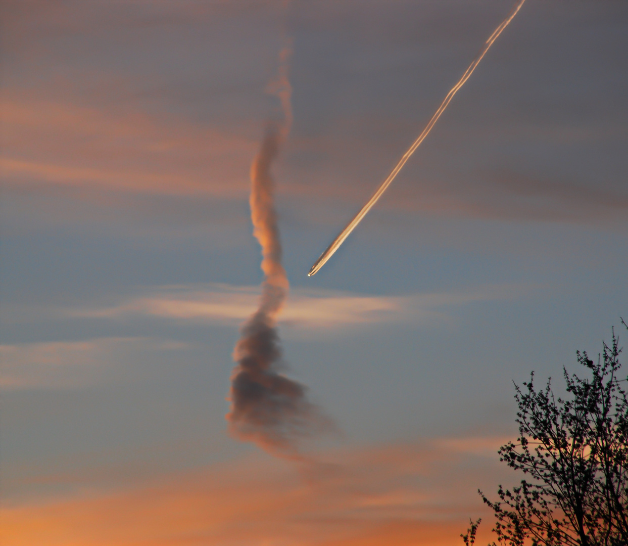 Abstürzendes UFO ?