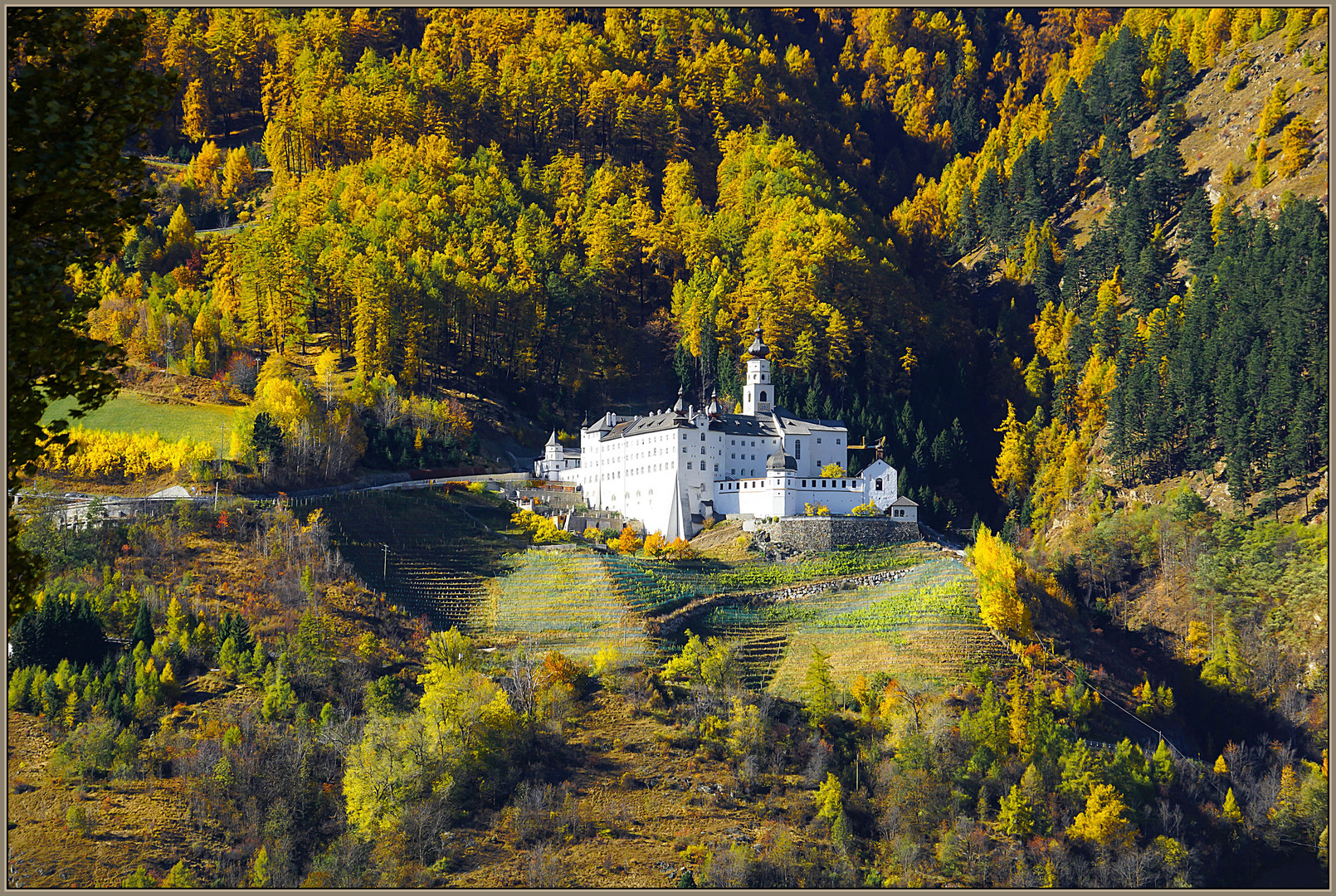 Abtei Marienberg Burgeis im Vinschgau / Südtirol