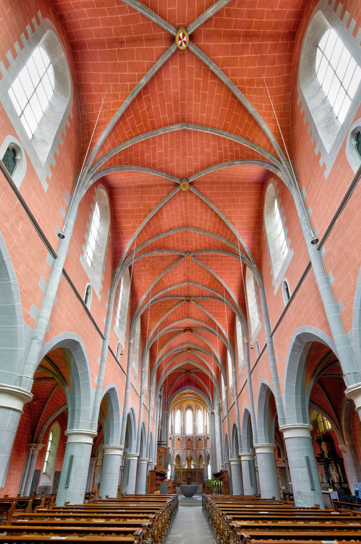 Abtei Marienstatt - Abteikirche mit gotischer Deckenkonstruktion