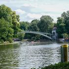 Abteibrücke-Fußgängerbrücke zur Insel der Jugend