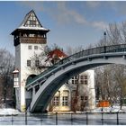 Abteibrücke im Winter