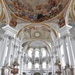 Abteikirche Neresheim Blick zur Orgel