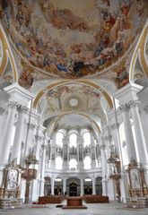 Abteikirche Neresheim Blick zur Orgel