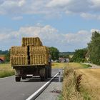 Abtransport der Strohballen