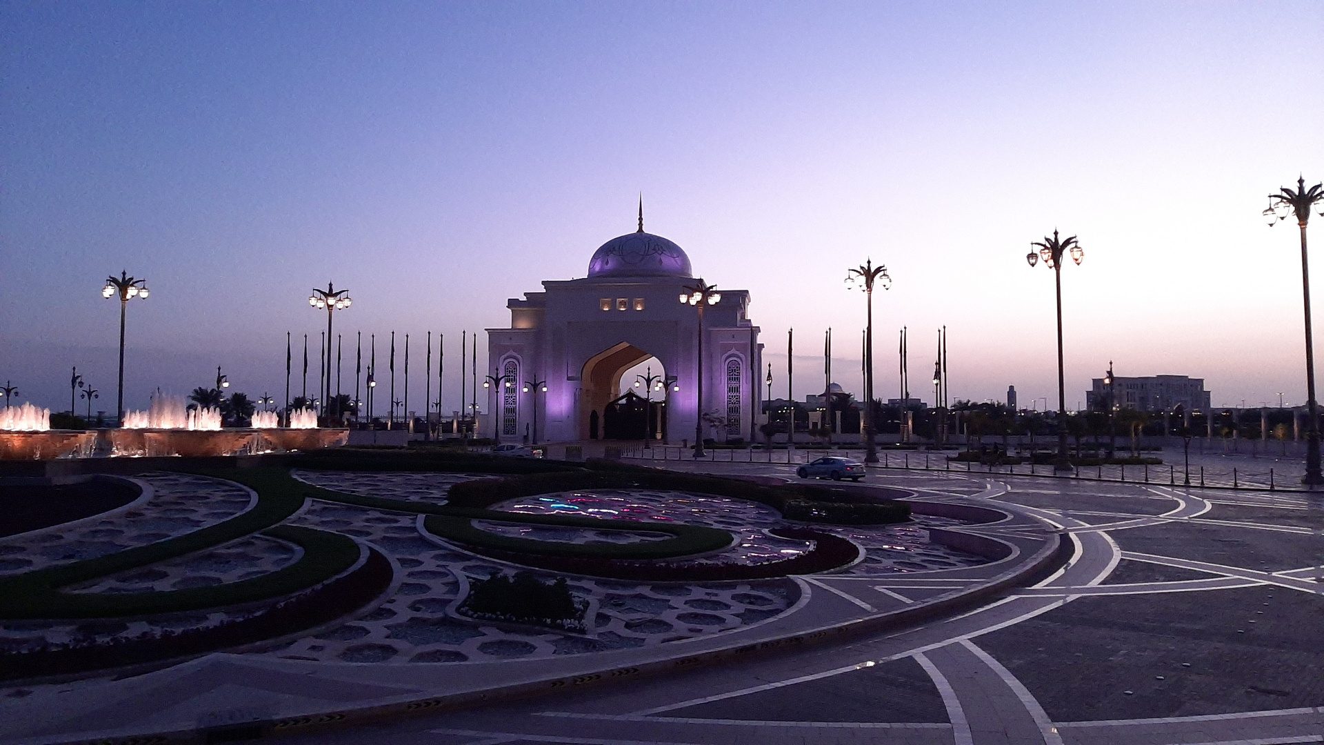 Abu Dhabi-Abendstimmung