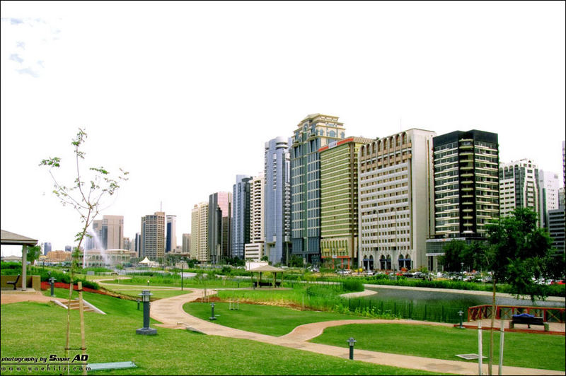 Abu Dhabi Corniche Park Photo Image Asia Middle East United