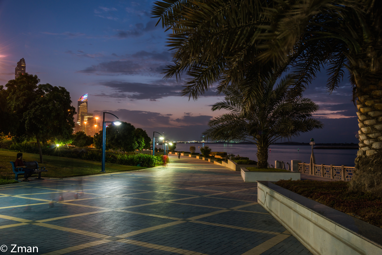 Abu Dhabi Corniche Prominade Photo Image Architecture