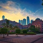 Abu Dhabi - Emirates Palace Hotel - Sonnenuntergang