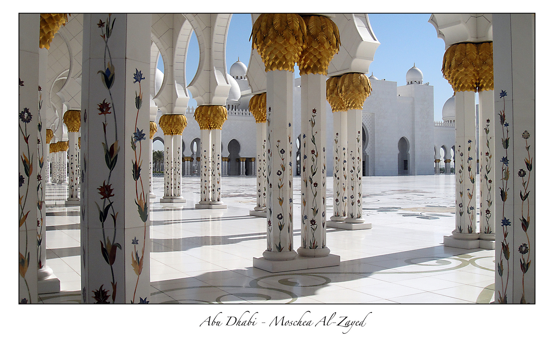 Abu Dhabi - Moschea Al-Zayed