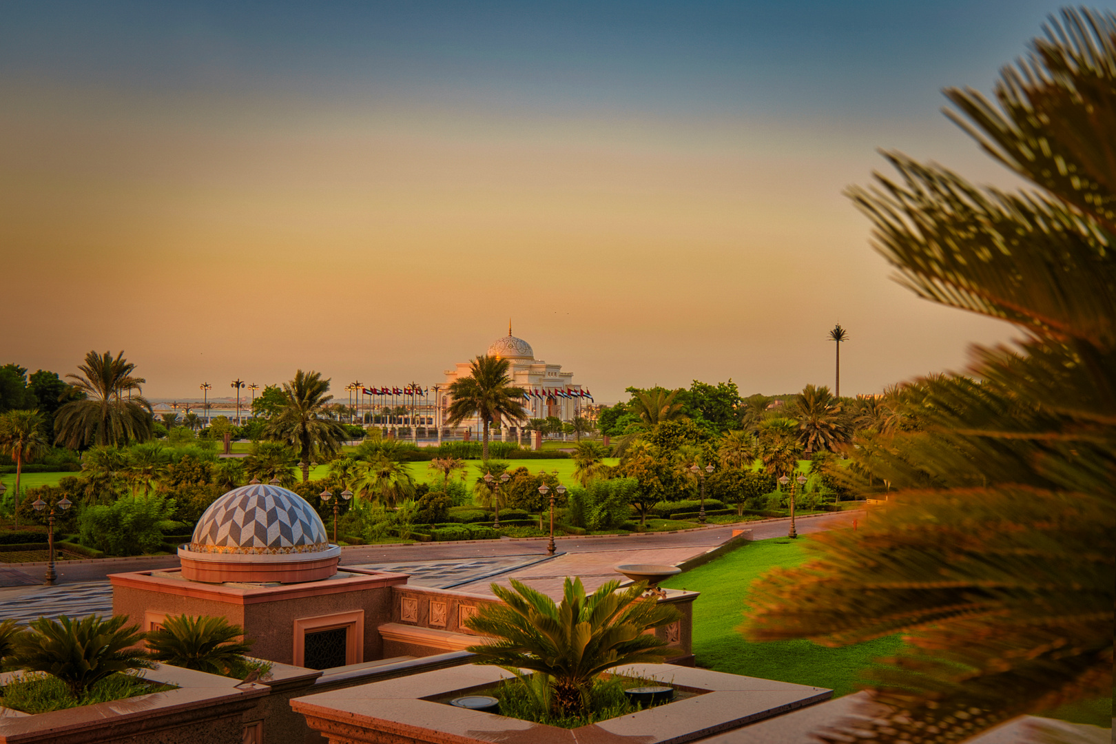 Abu Dhabi - Presidential Palace - Sunset