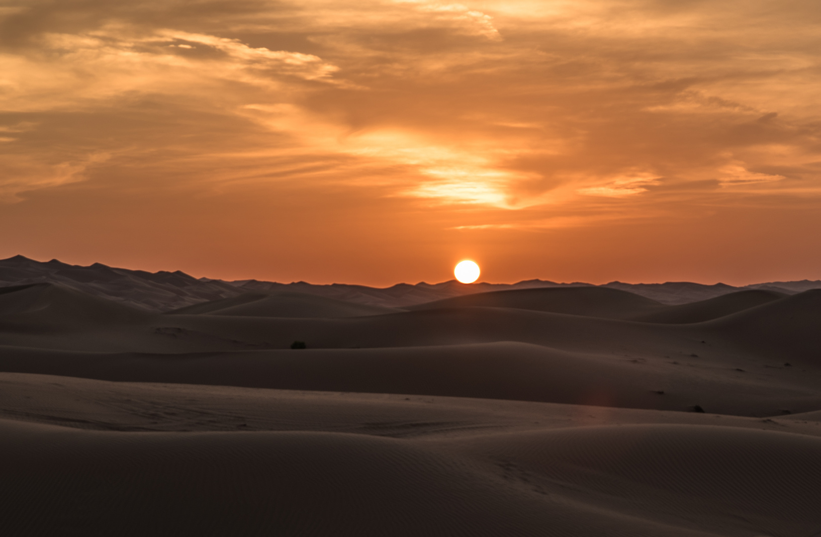 Abu Dhabi - Rub al Khali - Sonnenuntergang 2