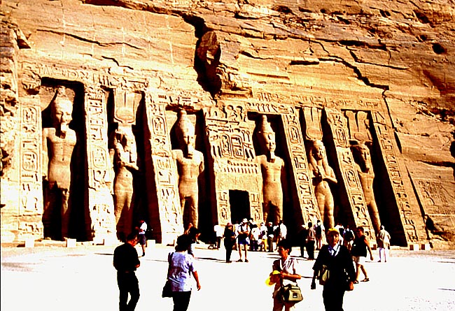 Abu Simbel - Portal des Hator-Tempels