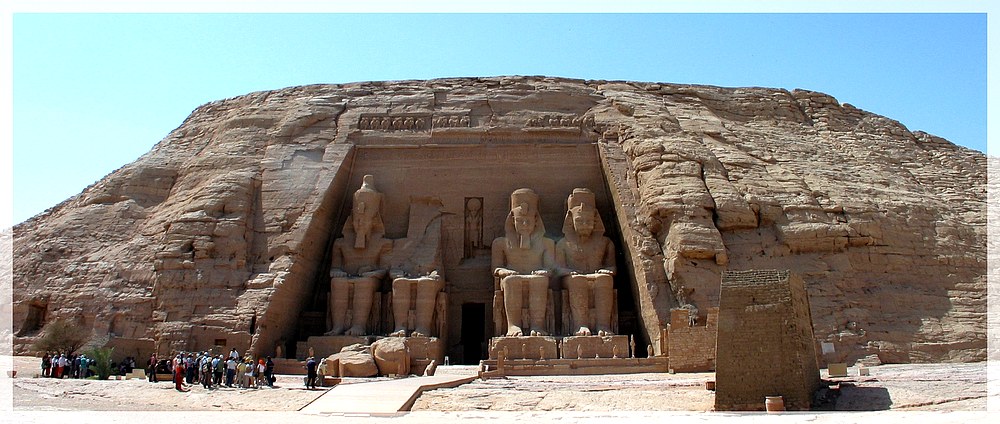 Abu Simbel temple.